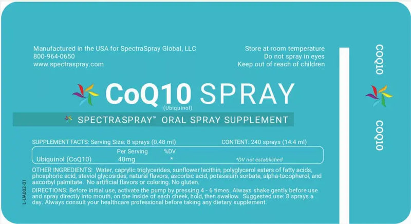 CoQ10 Oral Spray Supplement by SpectraSpray SpectraSpray Global