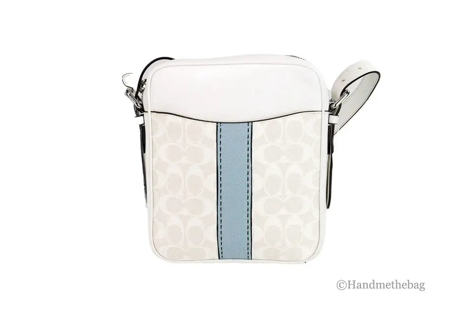 Coach Hudson 21 Medium Chalk Trompe L'oeil Print Handbag JV Deals