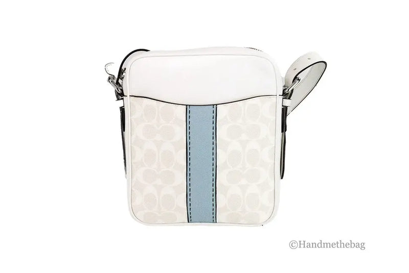 Coach Hudson 21 Medium Chalk Trompe L'oeil Print Handbag JV Deals