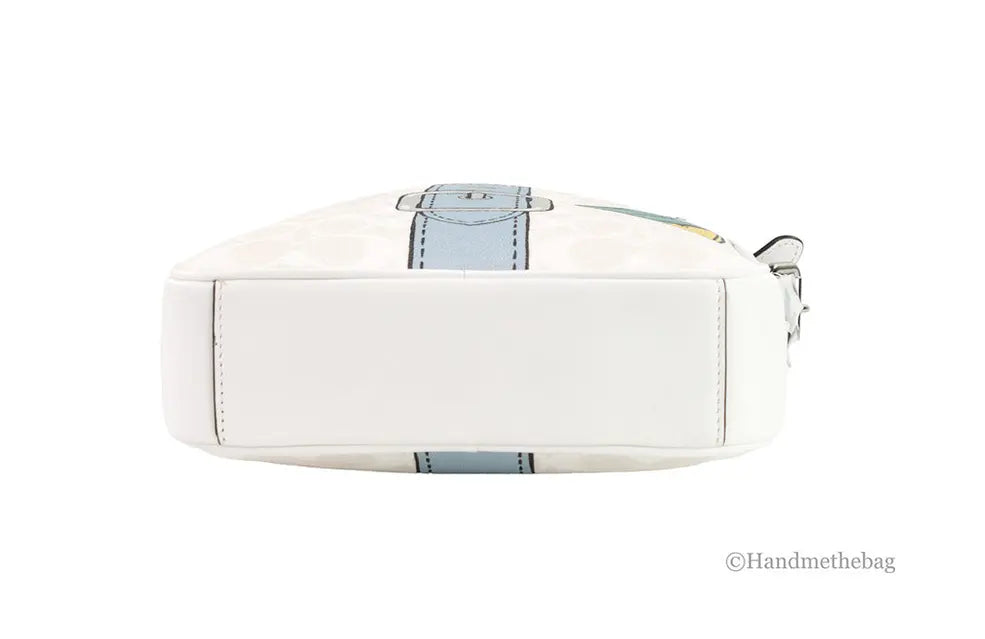 Coach Hudson 21 Medium Chalk Trompe L'oeil Print Handbag JV Deals