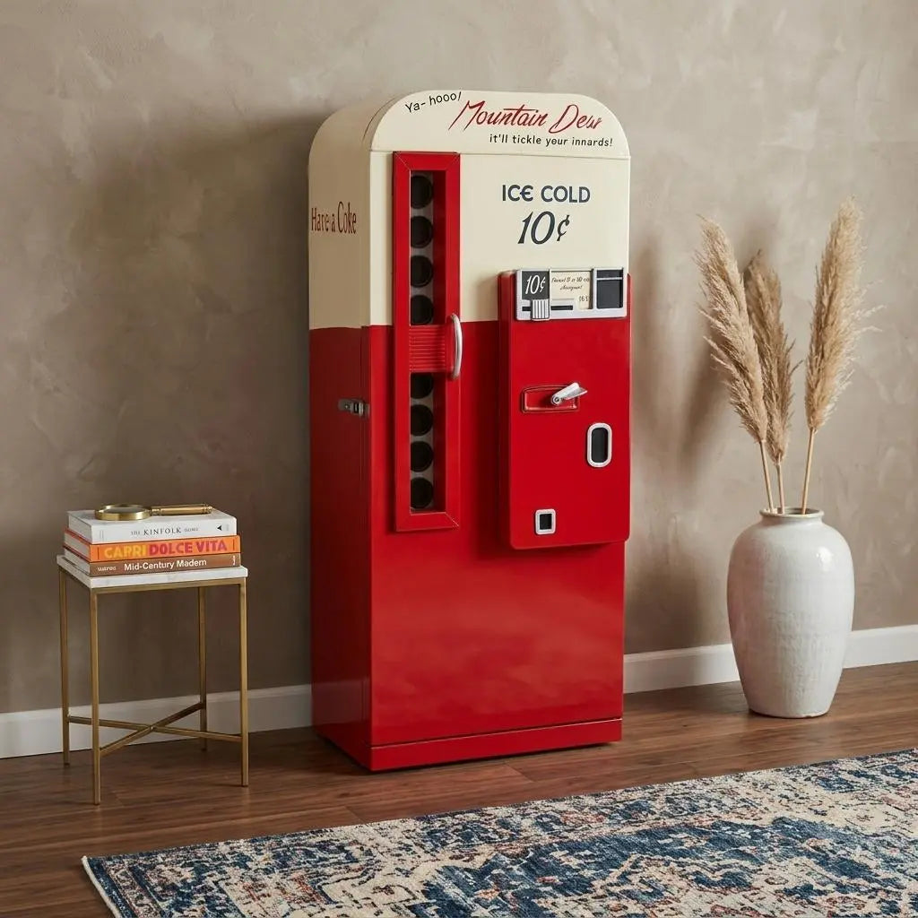 Coca-Cola Vending Machine Storage Homeroots Kitchen & Dining