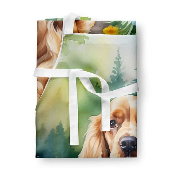 Cocker Spaniel Spring Path Apron Caroline's Treasures