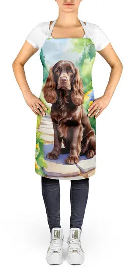 Cocker Spaniel Spring Path Apron Caroline's Treasures