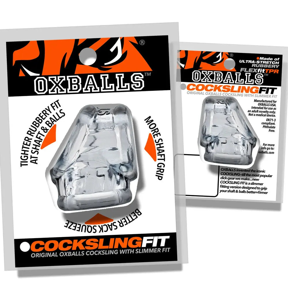 Cocksling Fit Sling - Clear Oxballs