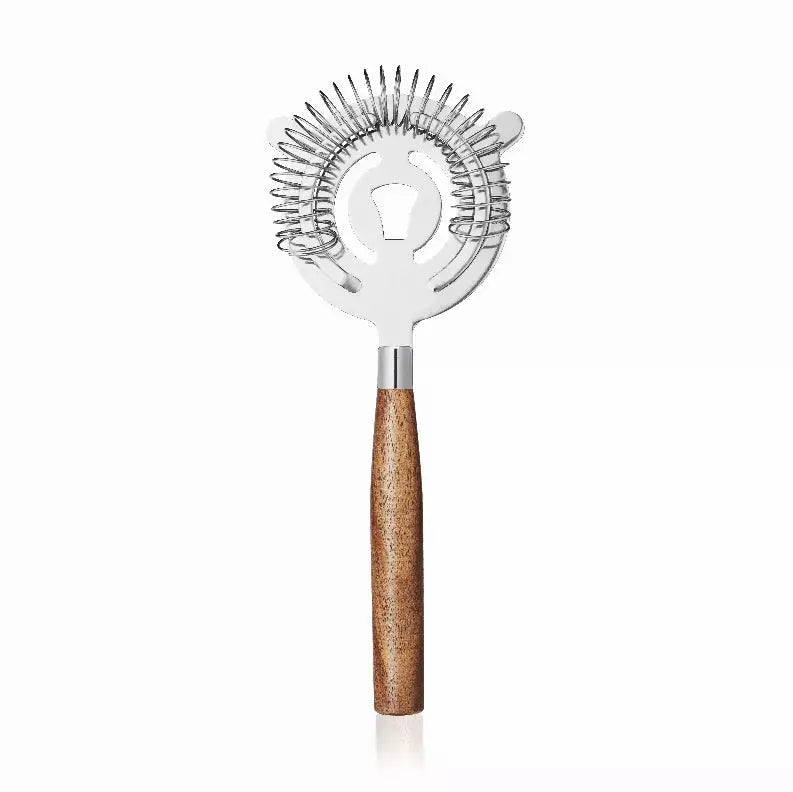 Cocktail Strainer With Acacia Handle By True True Brands