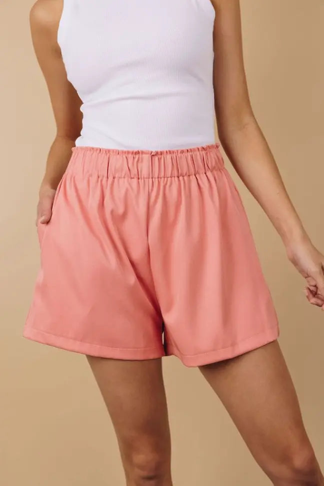 Coconut High Rise Shorts Stay Warm in Style