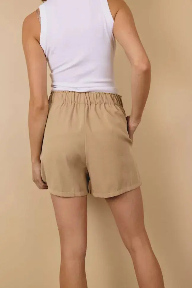 Coconut High Rise Shorts Stay Warm in Style