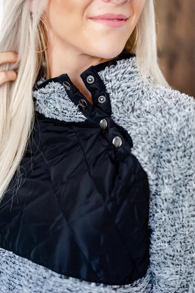 Coffee Break Fleece Sweater Stay Warm in Style