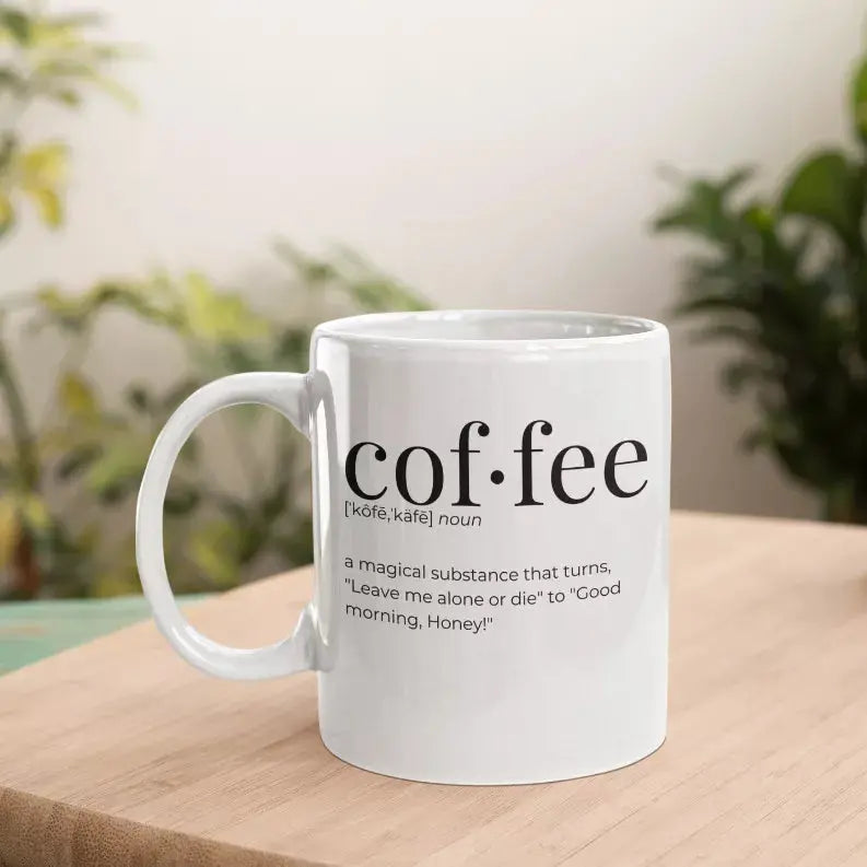 Coffee Definition Coffee Mug Black Cat Bazaar