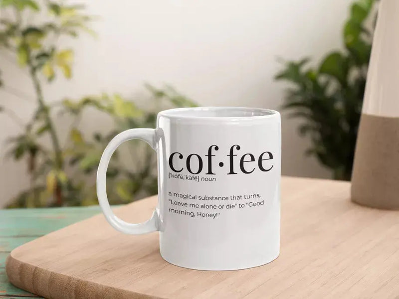 Coffee Definition Coffee Mug Black Cat Bazaar
