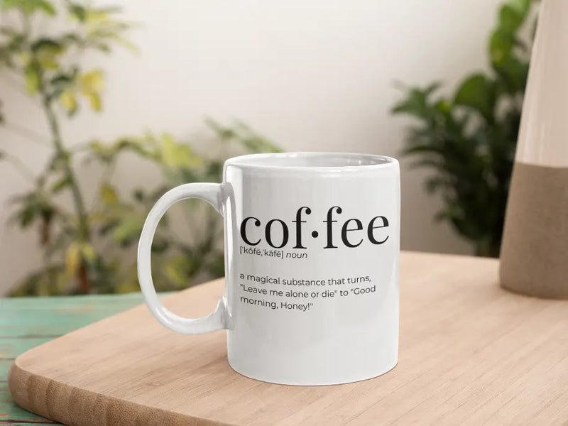 Coffee Definition Coffee Mug Black Cat Bazaar