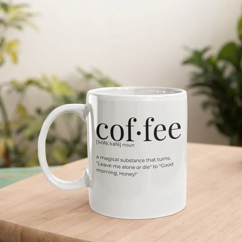Coffee Definition Coffee Mug Black Cat Bazaar