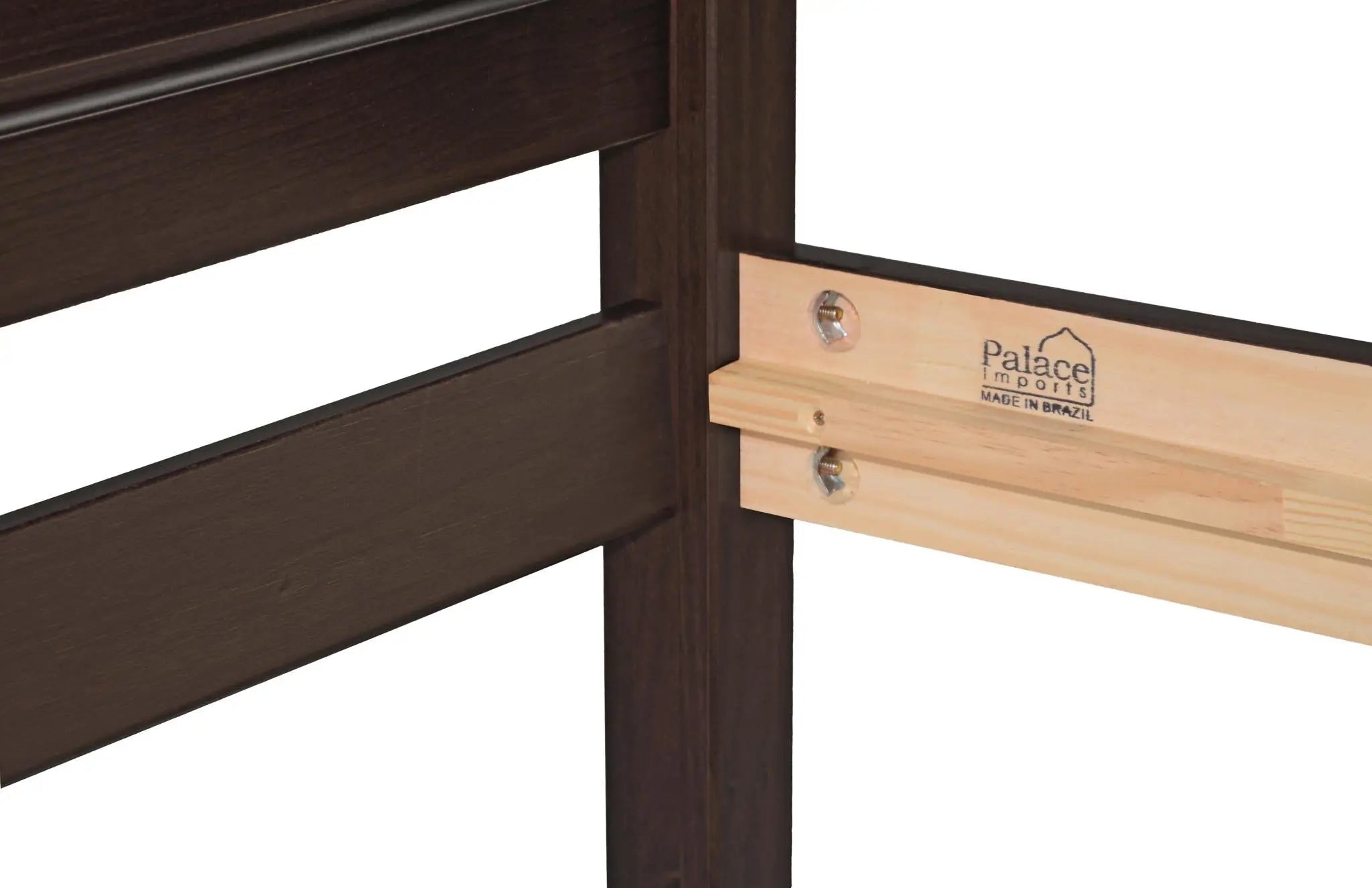 Coffee Solid Wood Twin Bed Frame Homeroots Bed & Bath