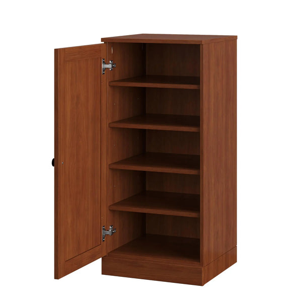 Coffee Ten Pair Solid WoodShoe Storage Cabinet Homeroots Organization