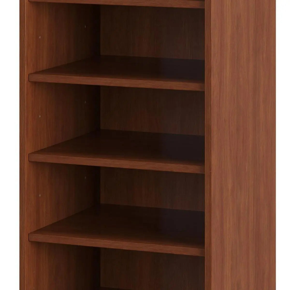 Coffee Ten Pair Solid WoodShoe Storage Cabinet Homeroots Organization