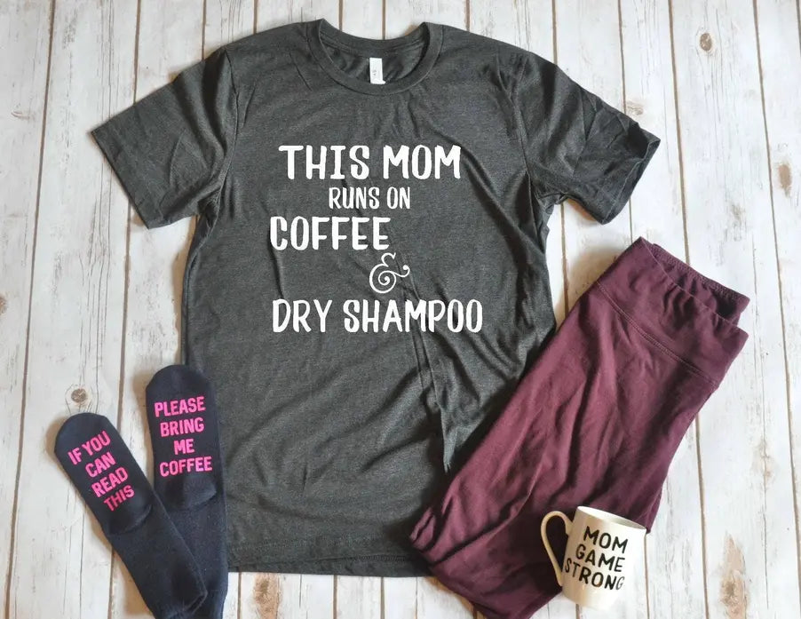 Coffee & Dry Shampoo Unisex Shirt BLN Designs