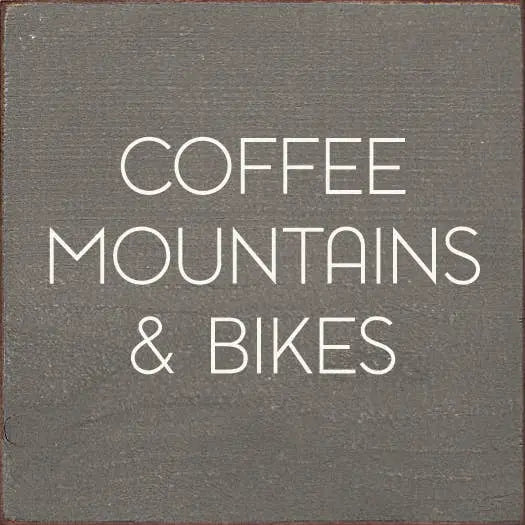 Coffee , Mountains & Bikes Sawdust City