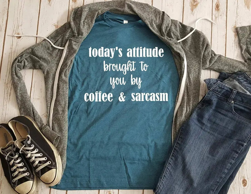 Coffee & Sarcasm Unisex Shirt BLN Designs