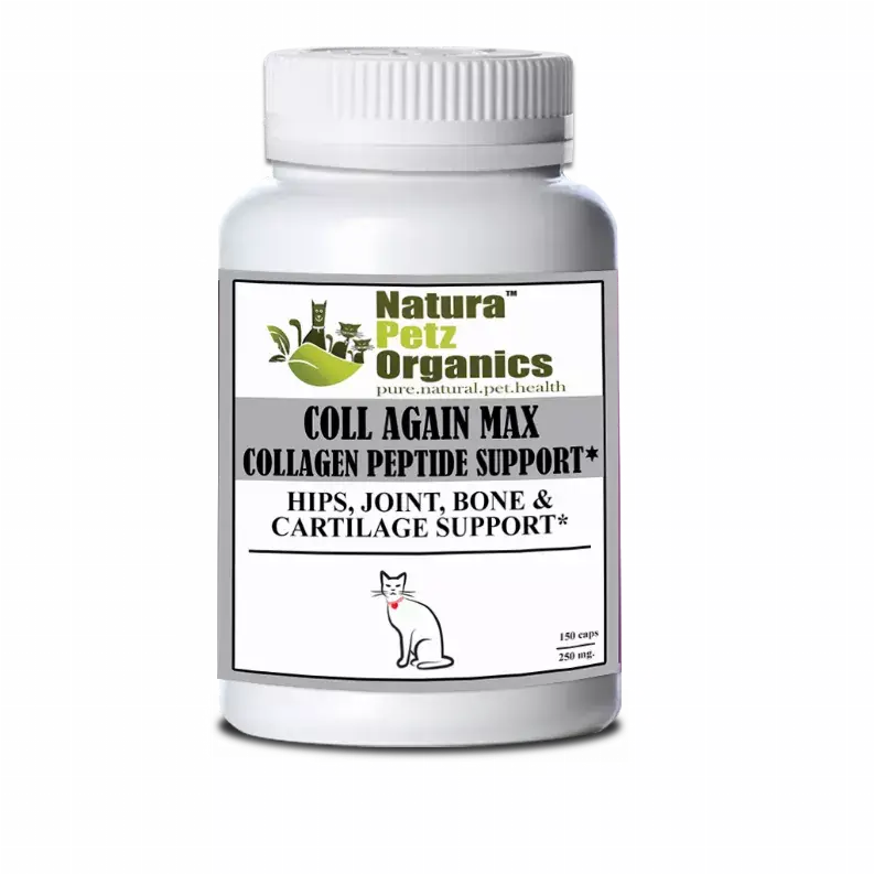 Coll Again Max Collagen Peptide Support Capsules* Hips, Joint, Bone & Cartilage Support* Dogs & Cats* Organic Pet Systems