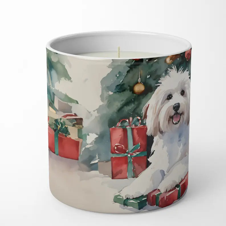 Collie Cozy Christmas Decorative Soy Candle Caroline's Treasures