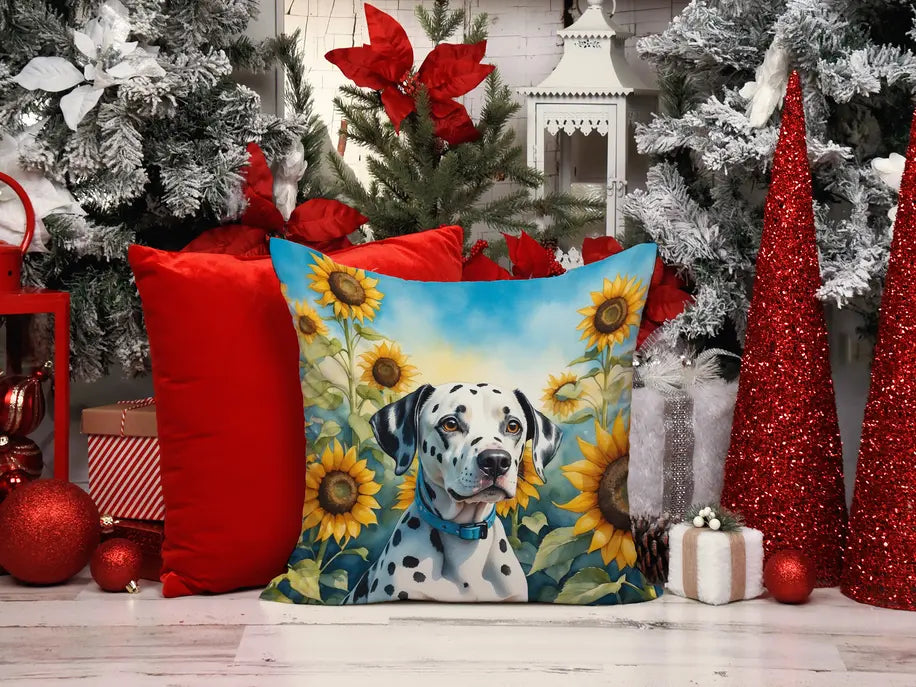Collie in Sunflowers Pair of Pot Holders Caroline's Treasures