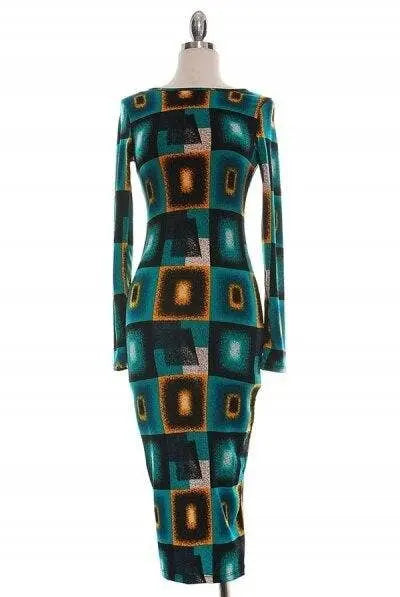 Color in Motion Midi Dress SurelyMine