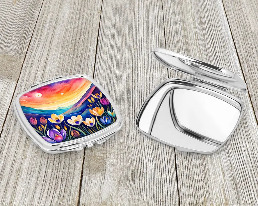 Colorful Compact Mirror Caroline's Treasures