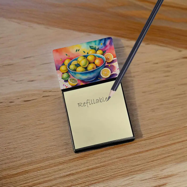 Colorful Oranges Sticky Note Holder Caroline's Treasures