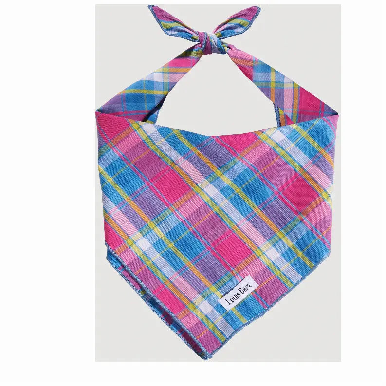 Colorful Plaid Bandana Louis Barx