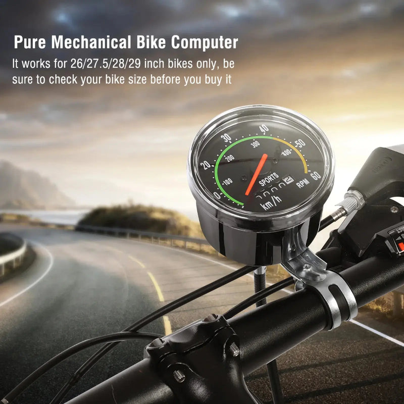 Computer Mechanical  Computer Bike Speedometer Odometer Cycling Stopwatch Cyclocomputer  Speedometer GreatEagleInc