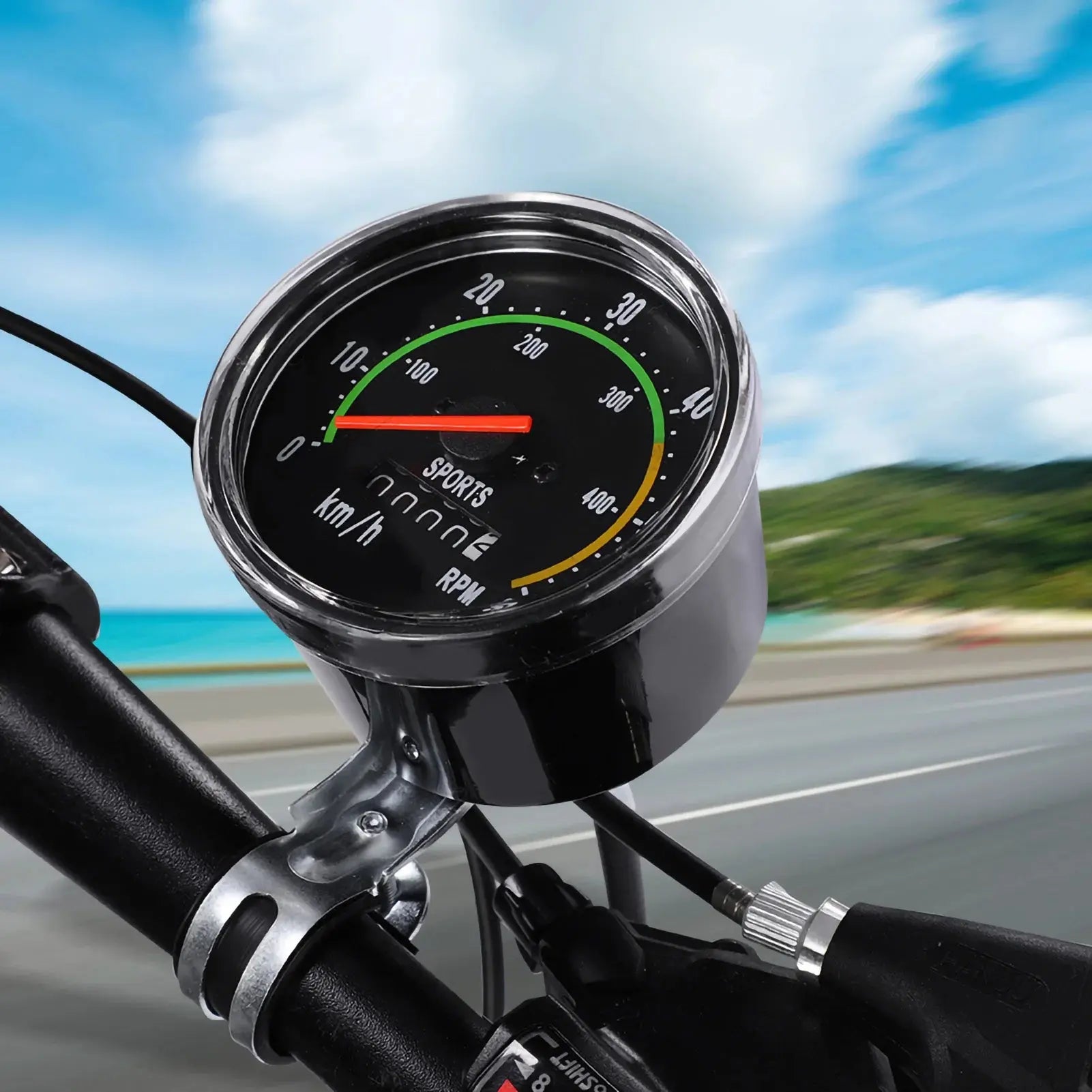 Computer Mechanical  Computer Bike Speedometer Odometer Cycling Stopwatch Cyclocomputer  Speedometer GreatEagleInc