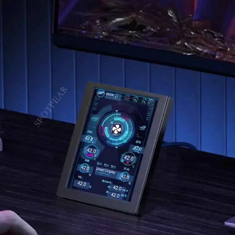 Computer Monitor 3.5inch LCD Display Screen PC CPU GPU RAM IPS Monitor USB Type C Secondary Screen GreatEagleInc
