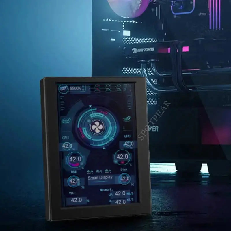 Computer Monitor 3.5inch LCD Display Screen PC CPU GPU RAM IPS Monitor USB Type C Secondary Screen GreatEagleInc