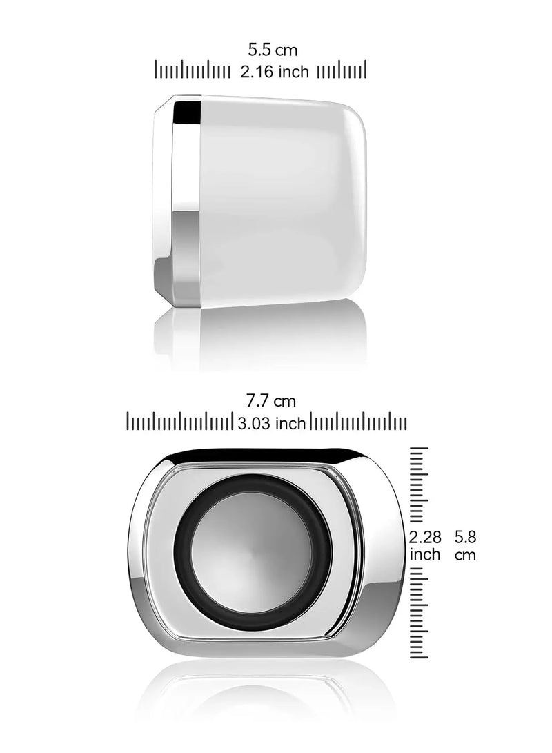 Computer Speaker - Compact and Delicate Laptop Speakers with Volume Control and 3.5 Mm Audio Plug, USB-Powered Desktop Speaker GreatEagleInc