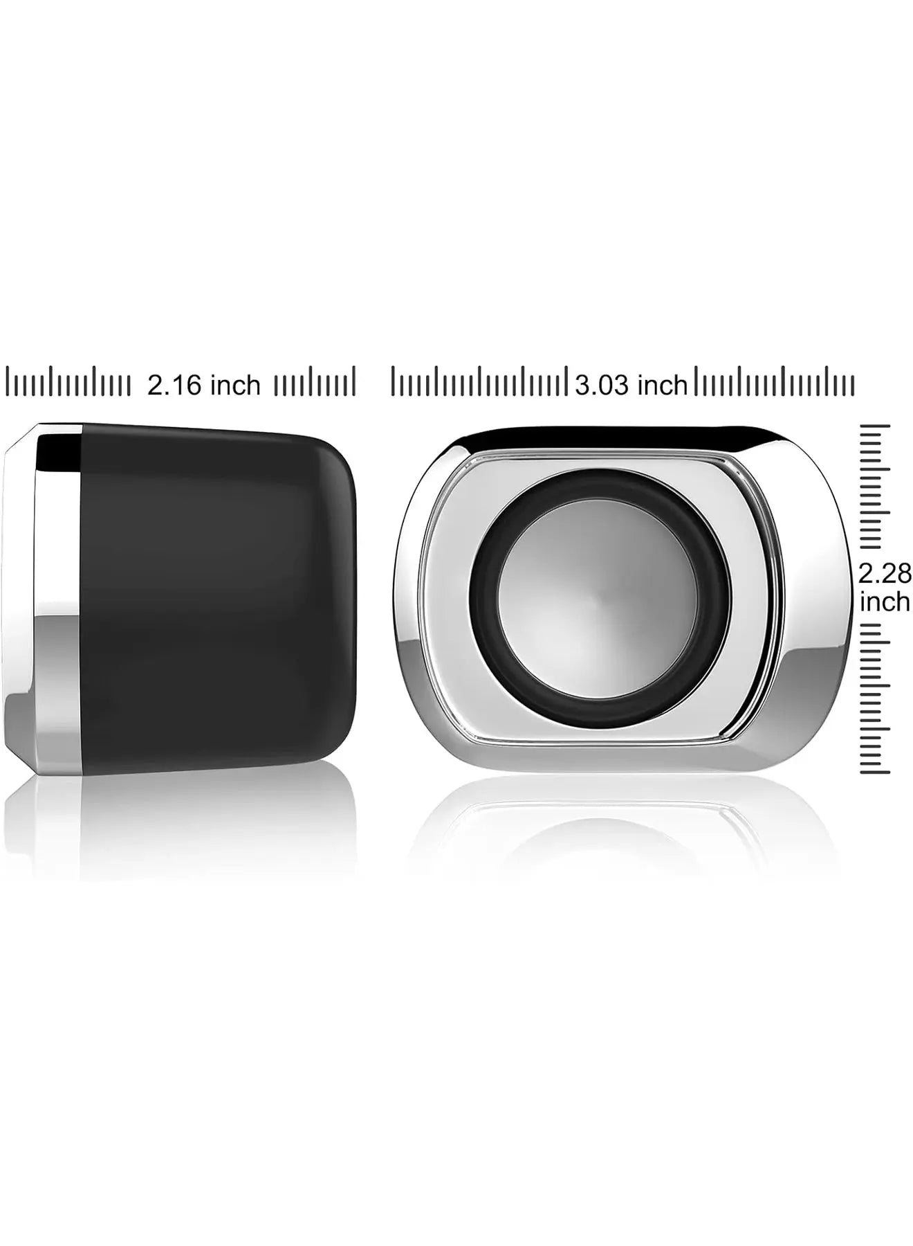 Computer Speaker - Compact and Delicate Laptop Speakers with Volume Control and 3.5 Mm Audio Plug, USB-Powered Desktop Speaker GreatEagleInc