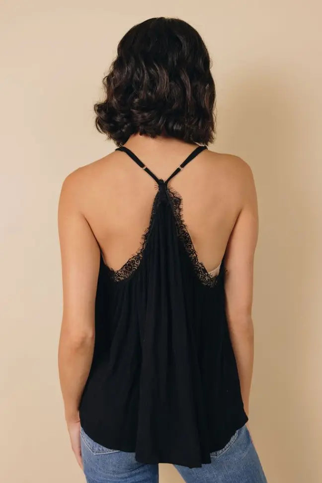 Condie Deep V Neck Tank Stay Warm in Style