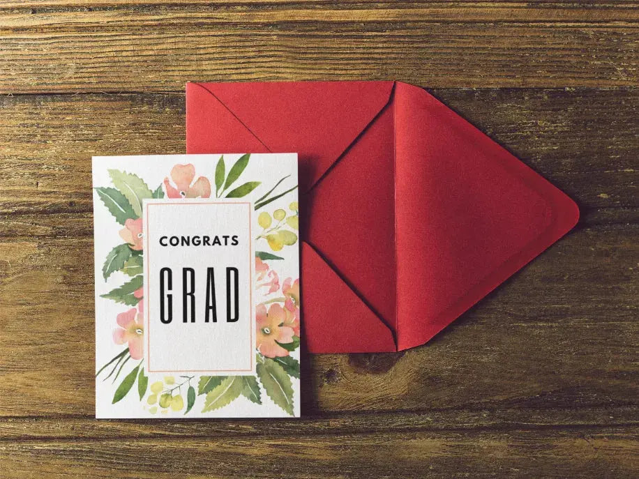 Congrats Grad - Greeting Card Black Cat Bazaar