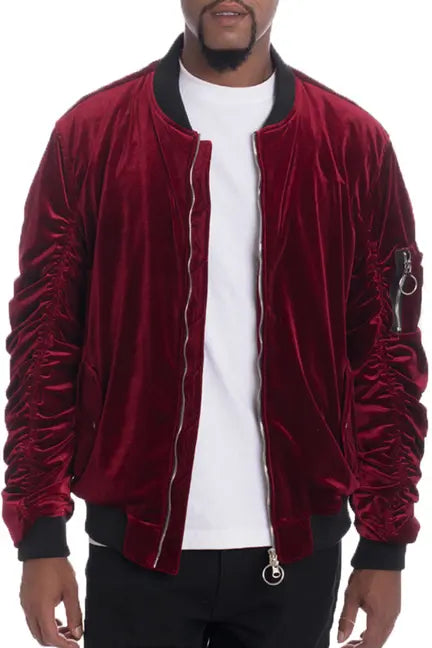 Contrast Suede Bomber WEIV