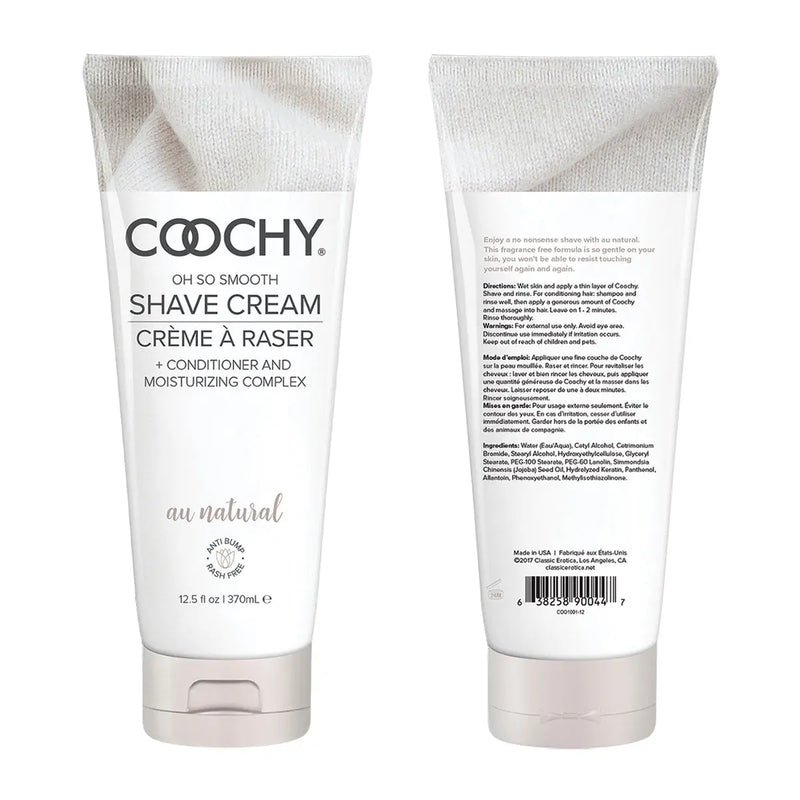 Coochy Shave Cream 12.5oz - Au Natural Coochy