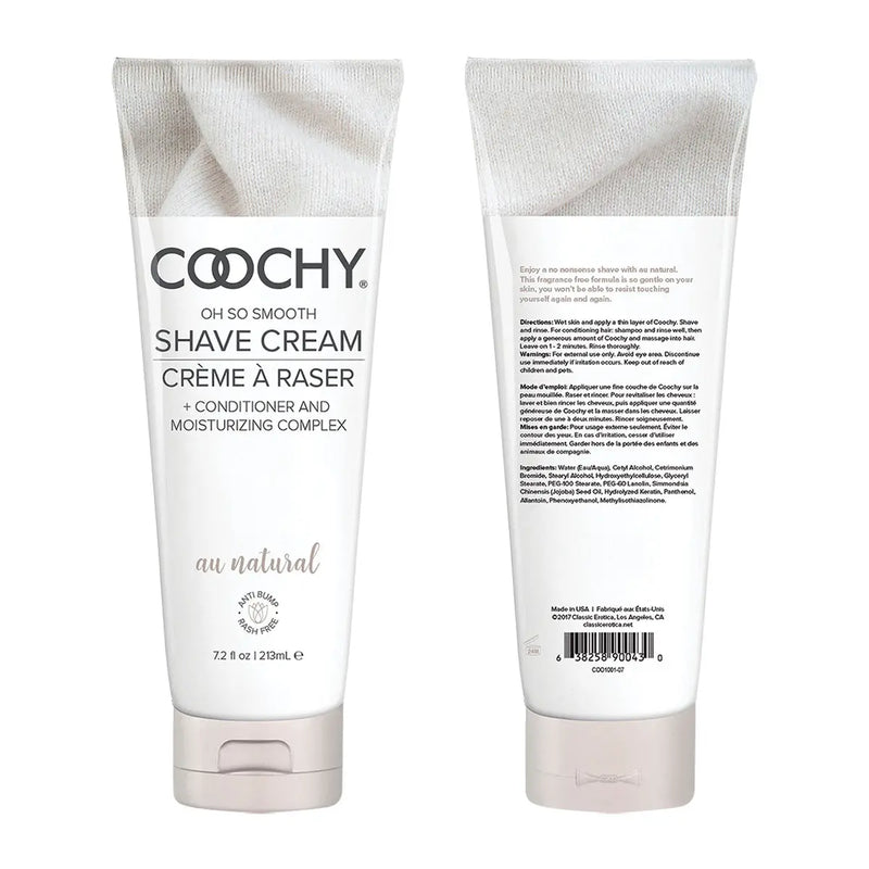 Coochy Shave Cream 7.2oz - Au Natural Coochy