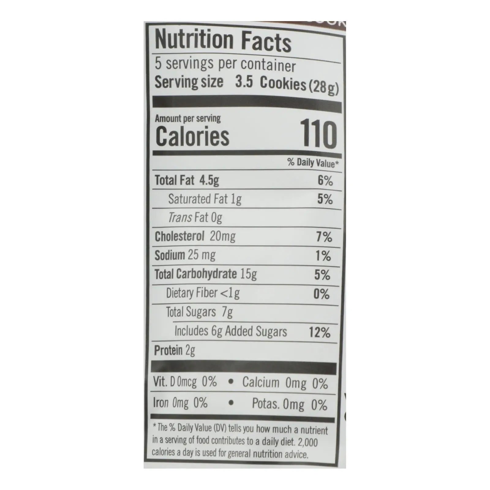 Cooper Street - Ckies Cinnamon Chocolate Chip - Case Of 6 - 5 Oz Cooper Street