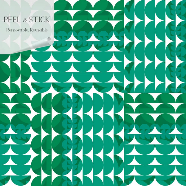 Coordinates' Mid-Century Geometric Peel & Stick Wallpaper SBC-LTD