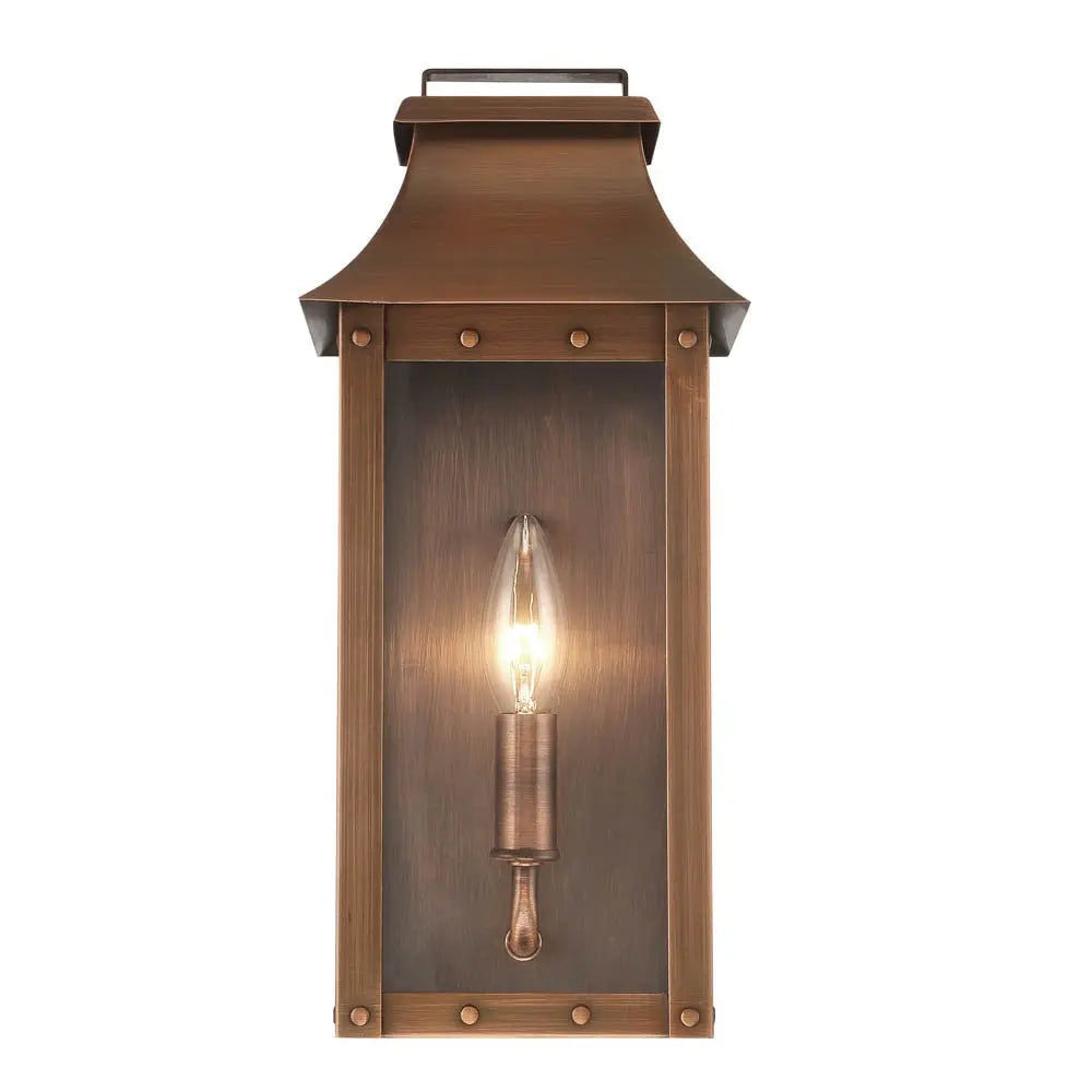 Copper And Clear Transparent Dimmable Outdoor Hanging Light With Copper And Clear Shades Homeroots Outdoor