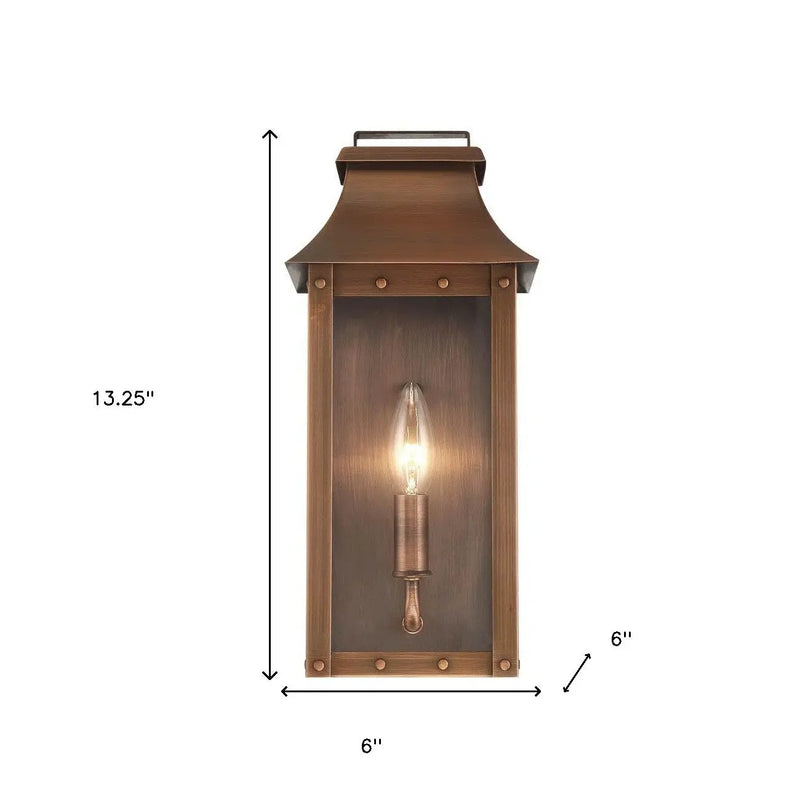 Copper And Clear Transparent Dimmable Outdoor Hanging Light With Copper And Clear Shades Homeroots Outdoor