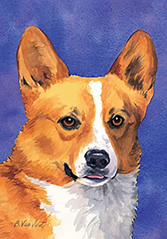 Corgi Pembroke Welsh - Best of Breed Outdoor Portrait Flag Best of Breed