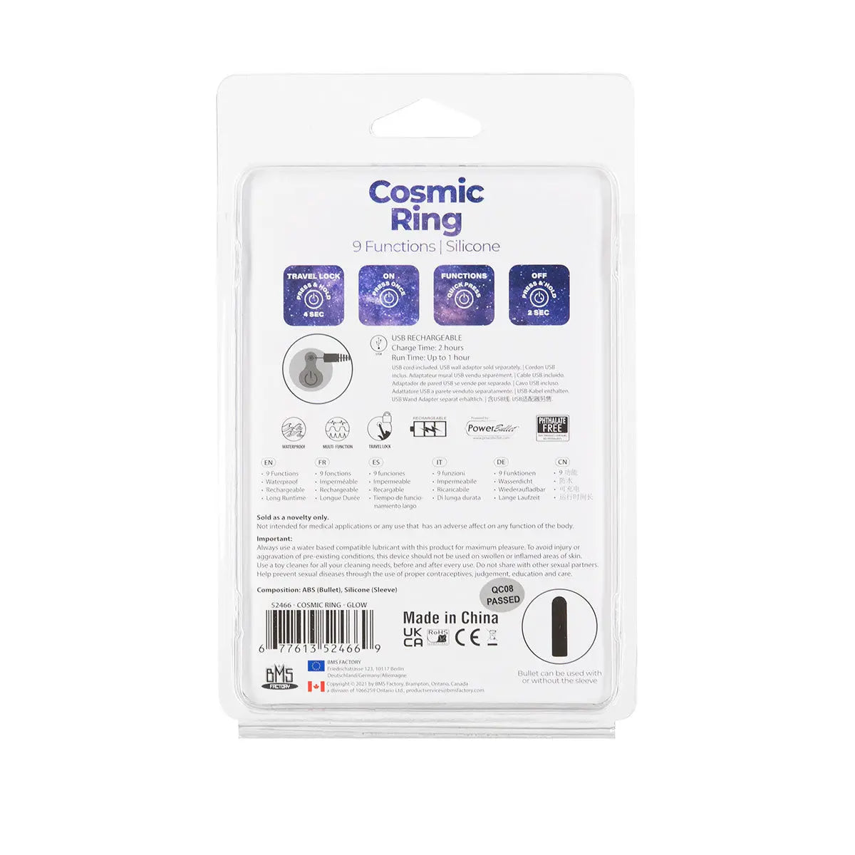 Cosmic Ring - Glow in the Dark BMS