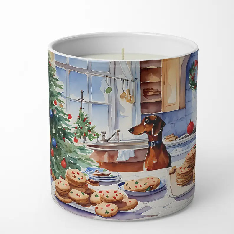 Coton De Tulear Christmas Cookies Decorative Soy Candle Caroline's Treasures