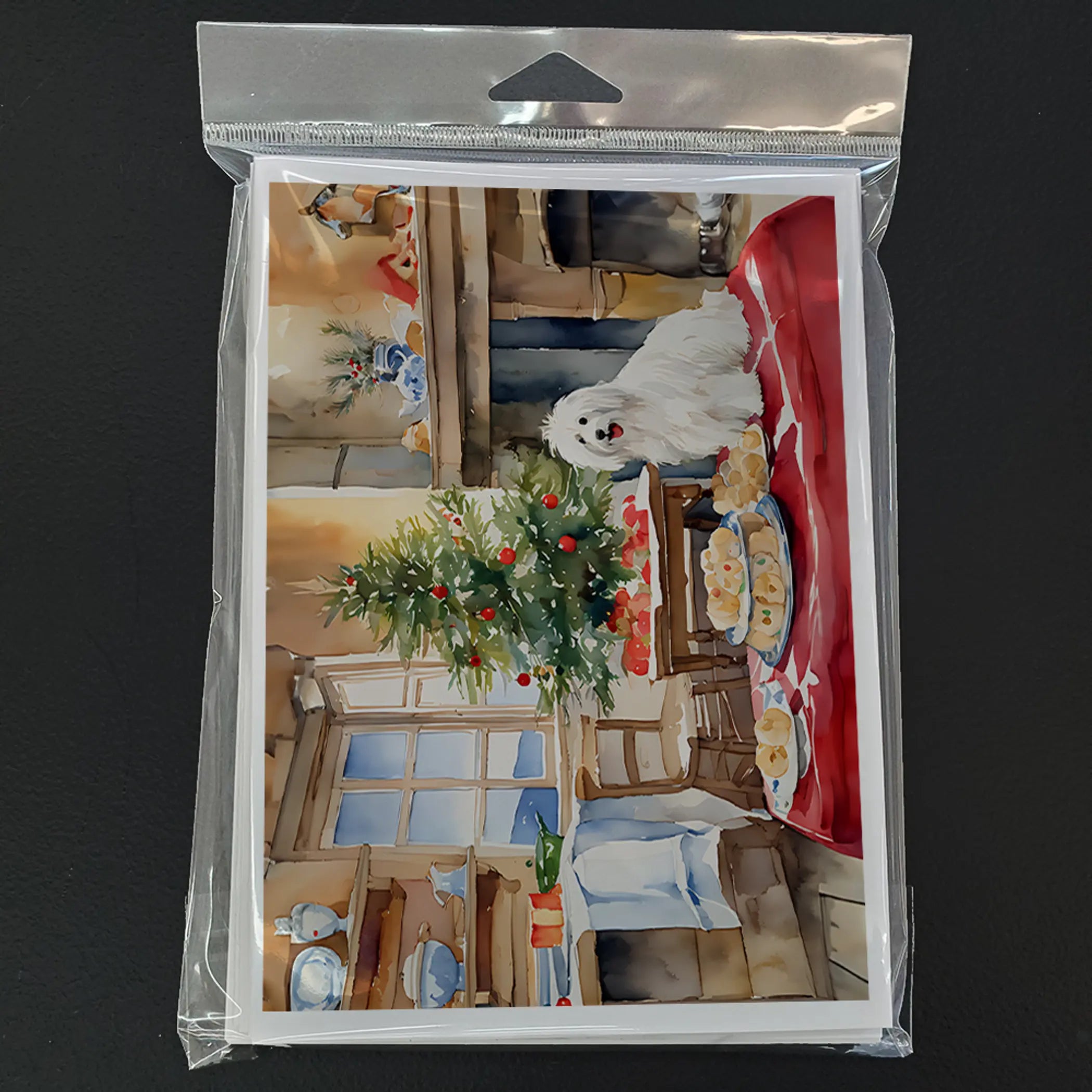 Coton De Tulear Christmas Cookies Greeting Cards Pack of 8 Caroline's Treasures