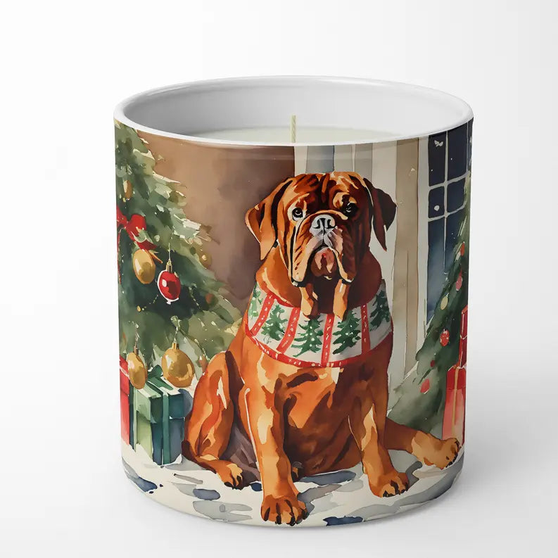 Coton De Tulear Cozy Christmas Decorative Soy Candle Caroline's Treasures