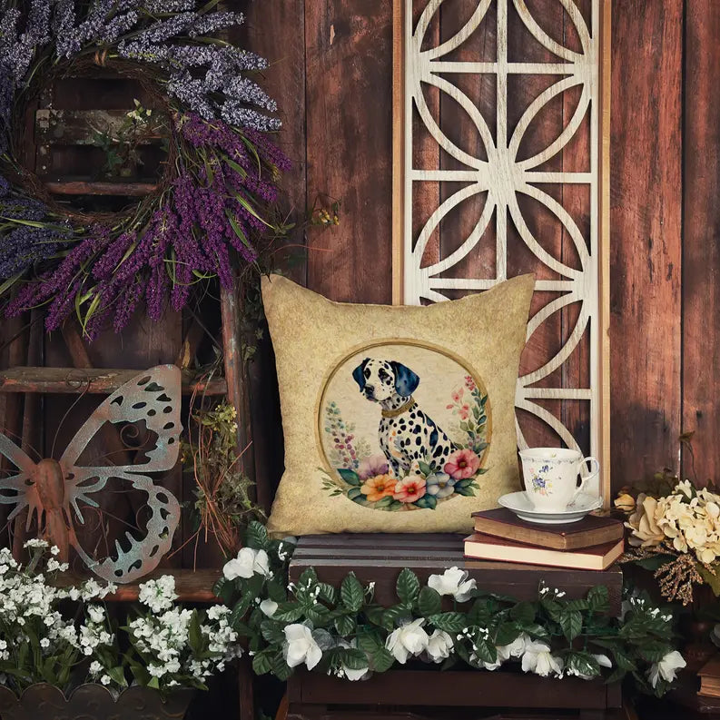 Coton De Tulear and Flowers Foam Coasters Caroline's Treasures